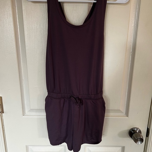 Abercrombie & Fitch Pants - Abercrombie & Fitch Sleeveless Traveler Romper in Purple/Gray Size 13/14